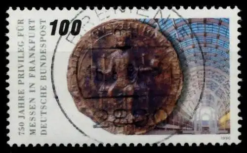 BRD 1990 Nr 1452 zentrisch gestempelt 85242A