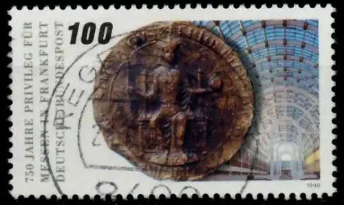 BRD 1990 Nr 1452 zentrisch gestempelt 852452