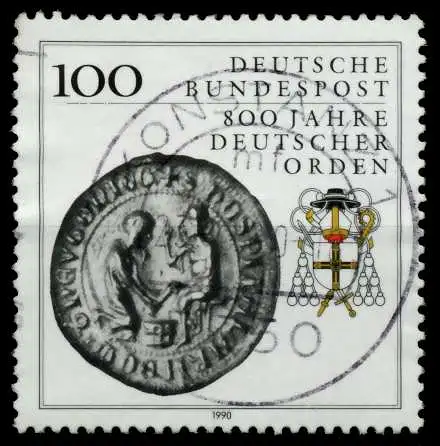 BRD 1990 Nr 1451 zentrisch gestempelt 85446E
