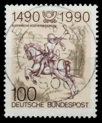 BRD BUND 1990 Nr 1445 zentrisch gestempelt 85450E