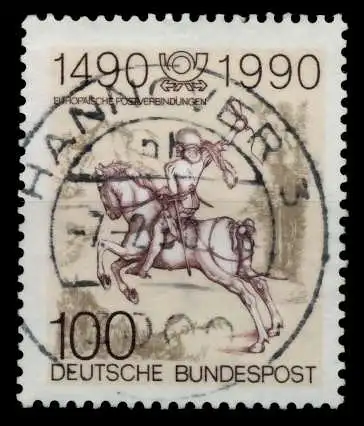 BRD BUND 1990 Nr 1445 zentrisch gestempelt 85452E