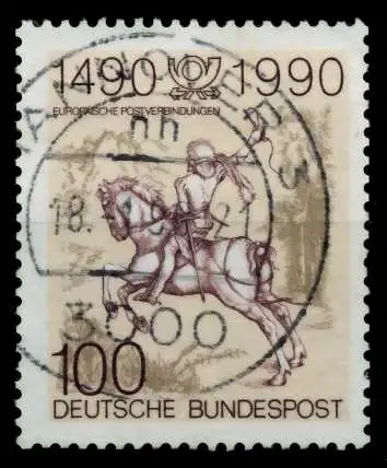 BRD BUND 1990 Nr 1445 zentrisch gestempelt 854536