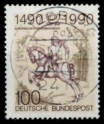 BRD BUND 1990 Nr 1445 zentrisch gestempelt 85453E