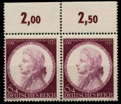 3. REICH 1941 Nr 810II postfrisch WAAGR PAAR ORA 8546F6