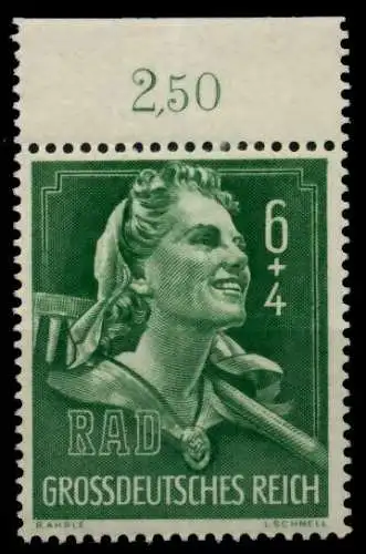 3. REICH 1944 Nr 894 postfrisch ORA 8548DA