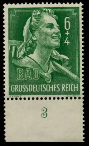3. REICH 1944 Nr 894 postfrisch URA 854916