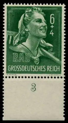 3. REICH 1944 Nr 894 postfrisch URA 85490A