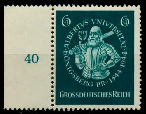 3. REICH 1944 Nr 896 postfrisch SRA 8549C2