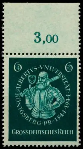 3. REICH 1944 Nr 896 postfrisch ORA 854A12