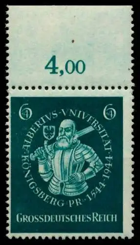 3. REICH 1944 Nr 896 postfrisch ORA 854A1A