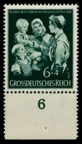 3. REICH 1944 Nr 870 postfrisch URA 8593C6