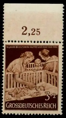 3. REICH 1944 Nr 869 postfrisch ORA 859442