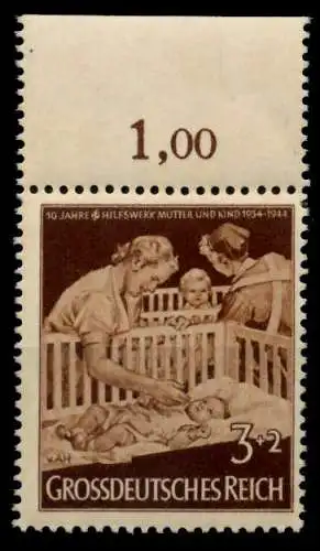 3. REICH 1944 Nr 869 postfrisch ORA 85943A