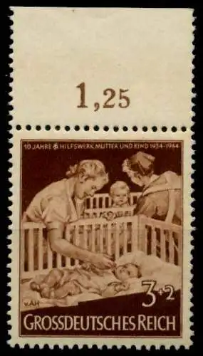 3. REICH 1944 Nr 869 postfrisch ORA 859472