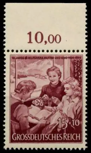 3. REICH 1944 Nr 872 postfrisch ORA 8594A2