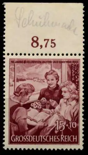 3. REICH 1944 Nr 872 postfrisch ORA 8594C6
