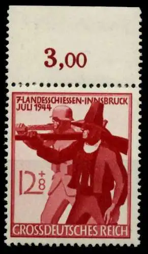 3. REICH 1944 Nr 898 postfrisch ORA 859562