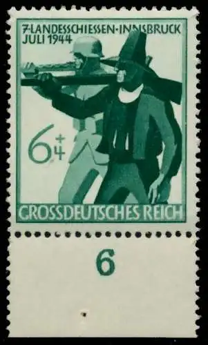 3. REICH 1944 Nr 897 postfrisch URA 85959E