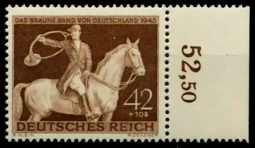 3. REICH 1943 Nr 854 postfrisch ORA 85998E