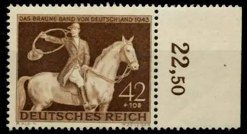 3. REICH 1943 Nr 854 postfrisch ORA 85998A