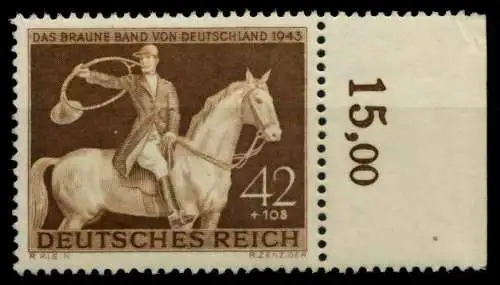 3. REICH 1943 Nr 854 postfrisch ORA 8599B2