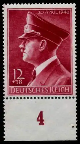 3. REICH 1942 Nr 813y postfrisch URA 859AE6