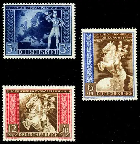 3. REICH 1942 Nr 820-822 postfrisch S616D6E