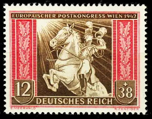 3. REICH 1942 Nr 822 postfrisch S616DAE