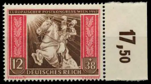 3. REICH 1942 Nr 822 postfrisch ORA 85D396