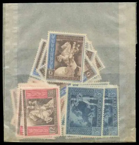 3. REICH 1942 Nr 820-822 postfrisch 10 Sätze S616E06