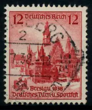 3. REICH 1938 Nr 667 gestempelt 860E52