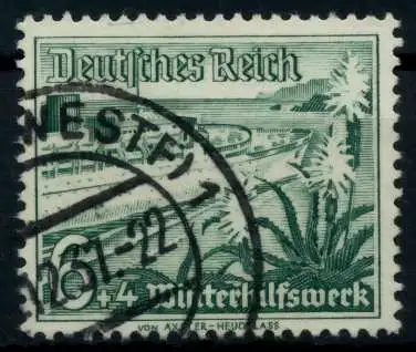 3. REICH 1937 Nr 654 gestempelt 860F7A