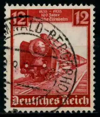 3. REICH 1935 Nr 581 zentrisch gestempelt 8610AA