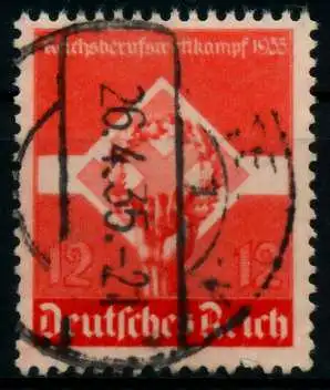 3. REICH 1935 Nr 572x gestempelt 86111A