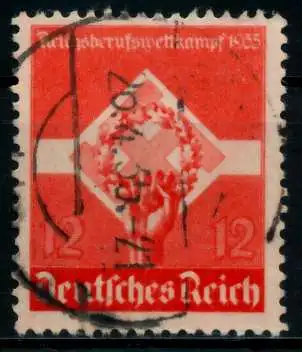 3. REICH 1935 Nr 572x gestempelt 86110E