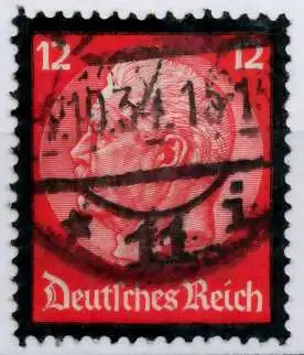 3. REICH 1934 Nr 552 zentrisch gestempelt 8645AE