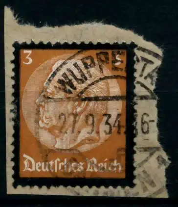3. REICH 1934 Nr 548 gestempelt Briefst³ck zentrisch 8645FA