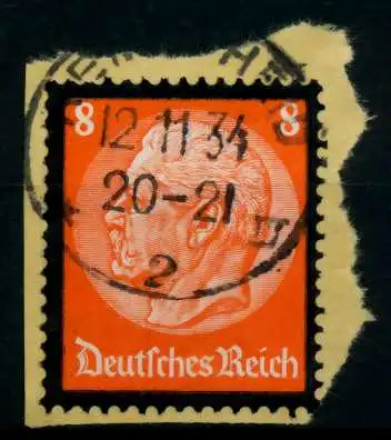 3. REICH 1934 Nr 551 gestempelt Briefst³ck zentrisch 86460E