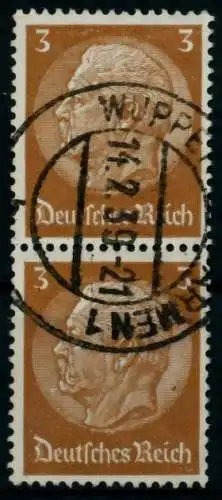 3. REICH 1933 Nr 513 zentrisch gestempelt SENKR PAAR 8672B2