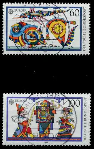 BRD BUND 1989 Nr 1417-1418 zentrisch gestempelt 86DCF2