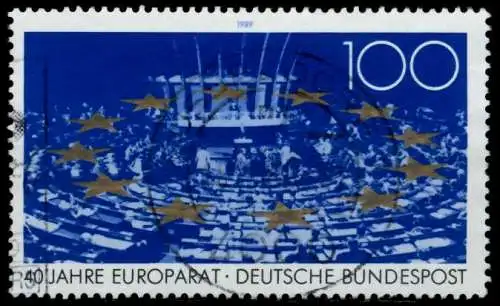 BRD BUND 1989 Nr 1422 zentrisch gestempelt 86DDCE