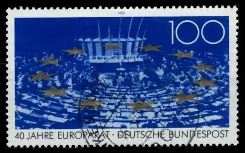 BRD BUND 1989 Nr 1422 zentrisch gestempelt 86DE1A