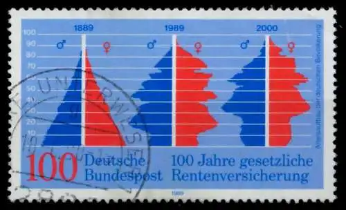 BRD 1989 Nr 1426 zentrisch gestempelt 86DEA2