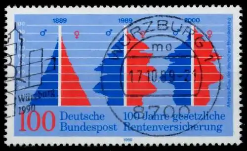 BRD 1989 Nr 1426 zentrisch gestempelt 86DEB2