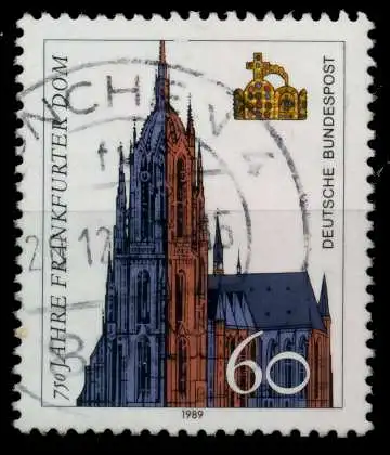 BRD 1989 Nr 1434 zentrisch gestempelt 86DFCA