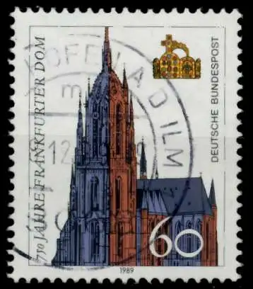 BRD 1989 Nr 1434 zentrisch gestempelt 86DFB6