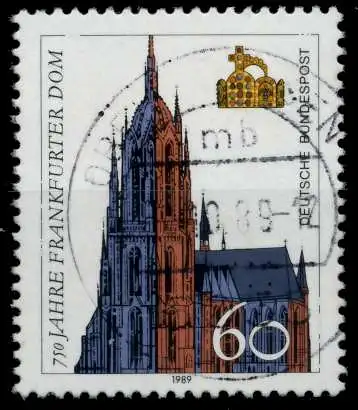 BRD 1989 Nr 1434 zentrisch gestempelt 86DFE2