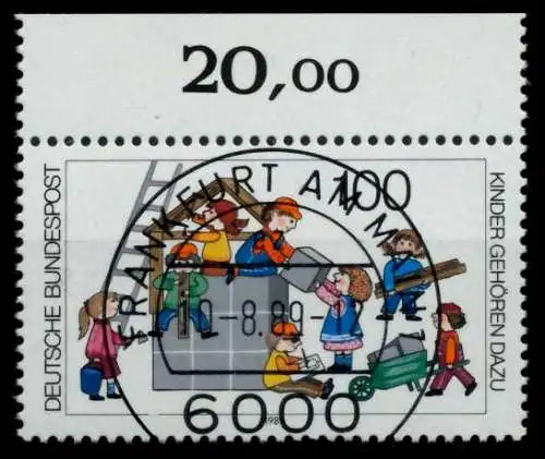 BRD 1989 Nr 1435 zentrisch gestempelt ORA 86DFFE