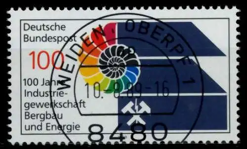 BRD 1989 Nr 1436 zentrisch gestempelt 86E04A