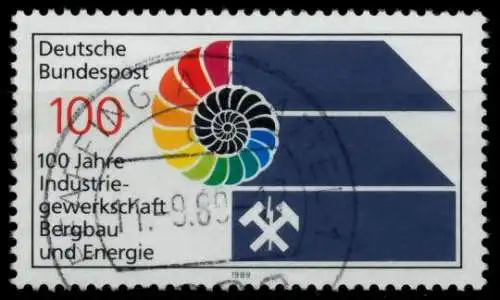 BRD 1989 Nr 1436 zentrisch gestempelt 86E04E